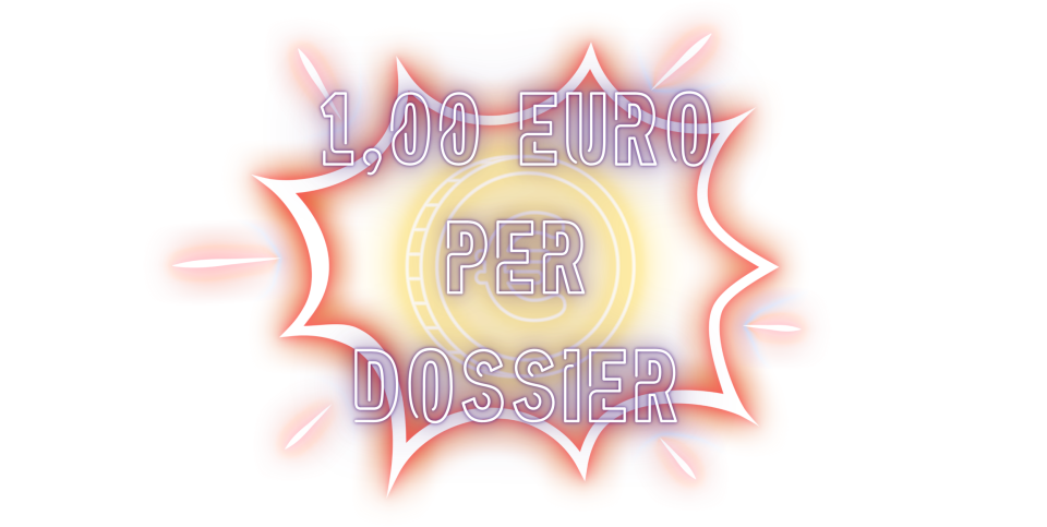 1,00 euro per dossier